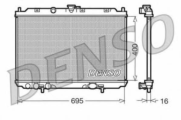 DENSO DRM46013 Radiator, engine cooling DRM46013