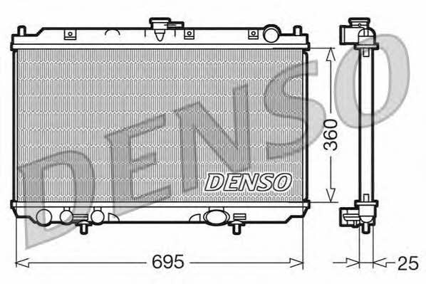DENSO DRM46014 Radiator, engine cooling DRM46014