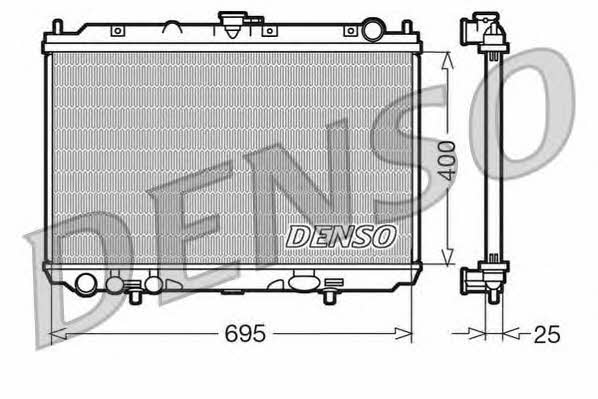 DENSO DRM46016 Radiator, engine cooling DRM46016