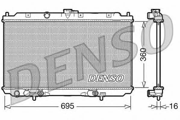 DENSO DRM46024 Radiator, engine cooling DRM46024