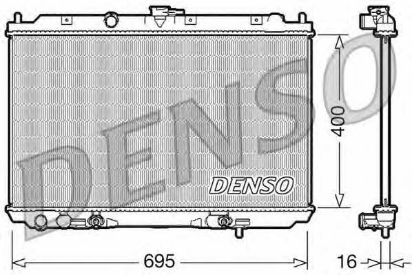 DENSO DRM46026 Radiator, engine cooling DRM46026