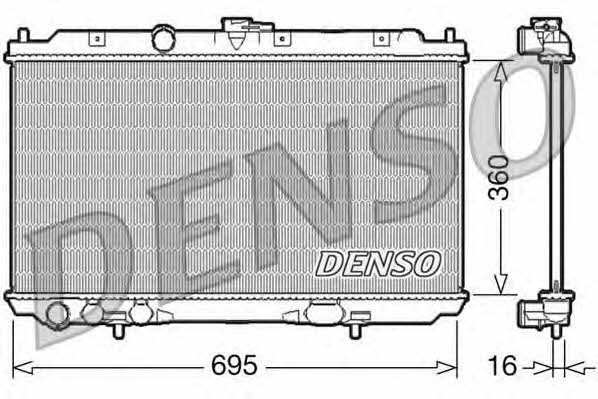 DENSO DRM46027 Radiator, engine cooling DRM46027