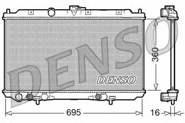 DENSO DRM46028 Radiator, engine cooling DRM46028