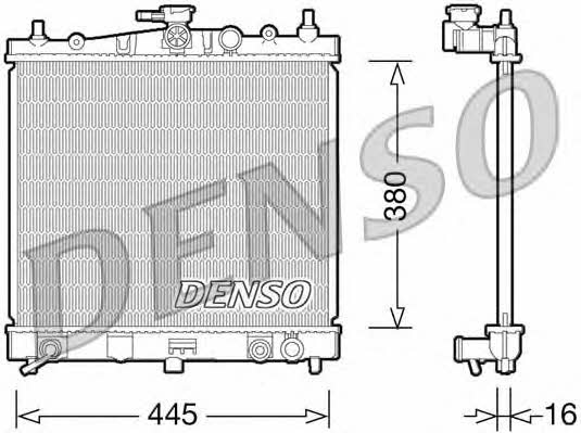 DENSO DRM46036 Radiator, engine cooling DRM46036