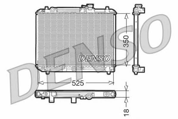 DENSO DRM47001 Radiator, engine cooling DRM47001