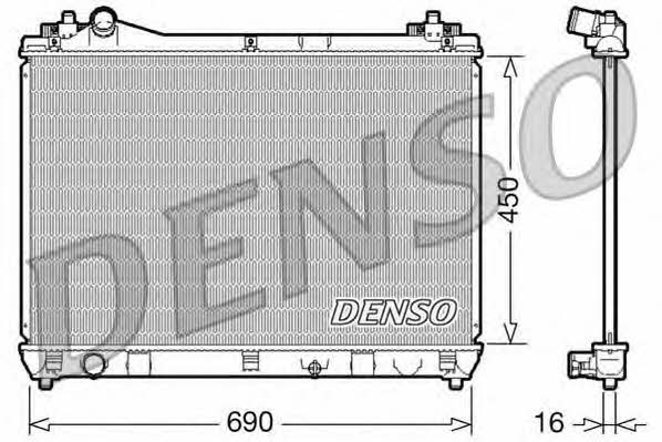 DENSO DRM47016 Radiator, engine cooling DRM47016