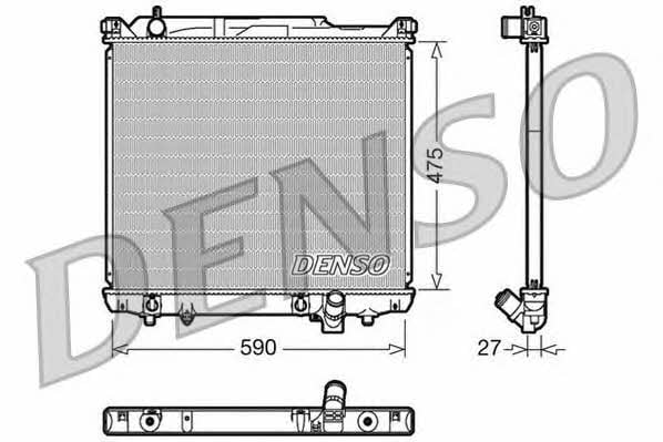 DENSO DRM47020 Radiator, engine cooling DRM47020