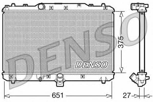DENSO DRM47022 Radiator, engine cooling DRM47022