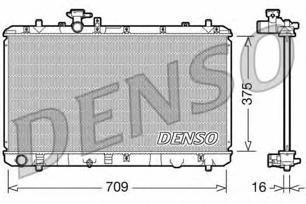 DENSO DRM47023 Radiator, engine cooling DRM47023