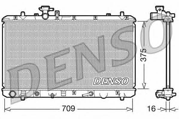DENSO DRM47024 Radiator, engine cooling DRM47024