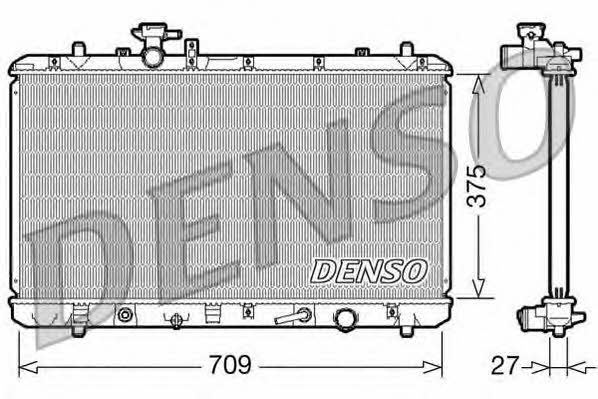 DENSO DRM47025 Radiator, engine cooling DRM47025