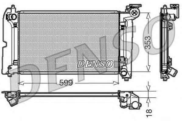DENSO DRM50010 Radiator, engine cooling DRM50010