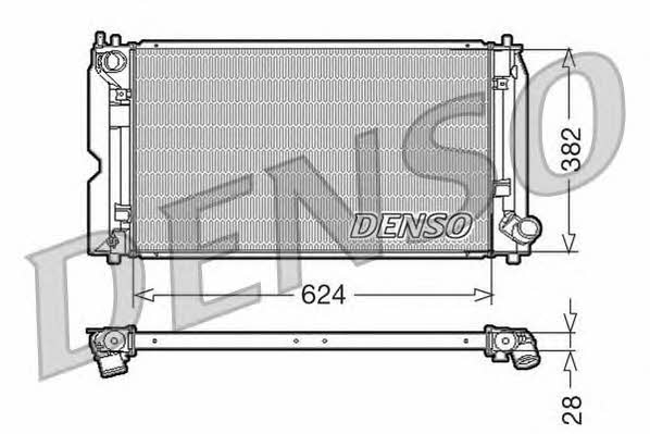 DENSO DRM50012 Radiator, engine cooling DRM50012