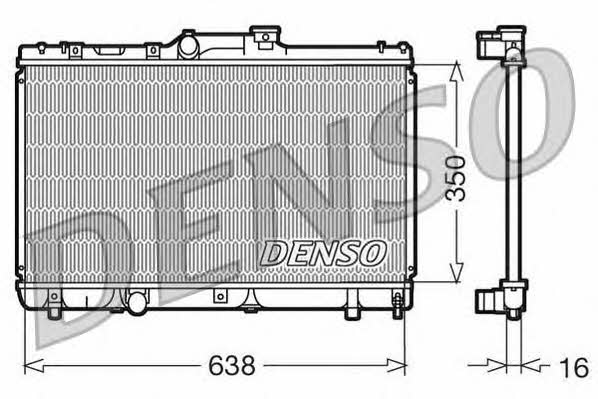 DENSO DRM50013 Radiator, engine cooling DRM50013