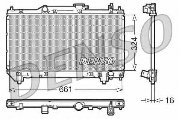 DENSO DRM50015 Radiator, engine cooling DRM50015