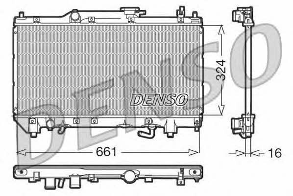 DENSO DRM50017 Radiator, engine cooling DRM50017