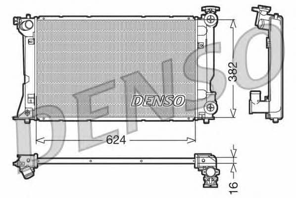 DENSO DRM50018 Radiator, engine cooling DRM50018