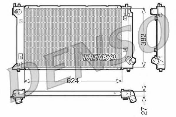 DENSO DRM50019 Radiator, engine cooling DRM50019