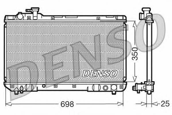DENSO DRM50020 Radiator, engine cooling DRM50020