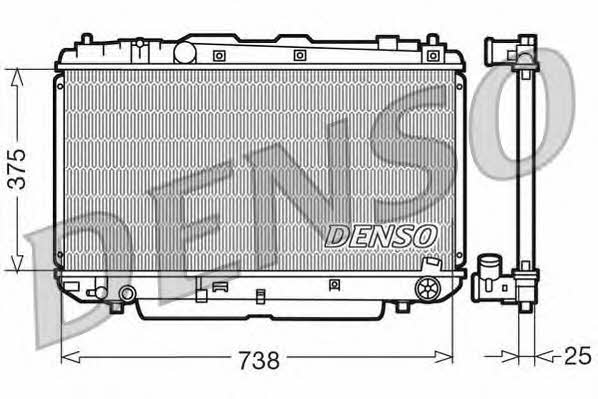 DENSO DRM50021 Radiator, engine cooling DRM50021