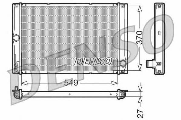 DENSO DRM50023 Radiator, engine cooling DRM50023