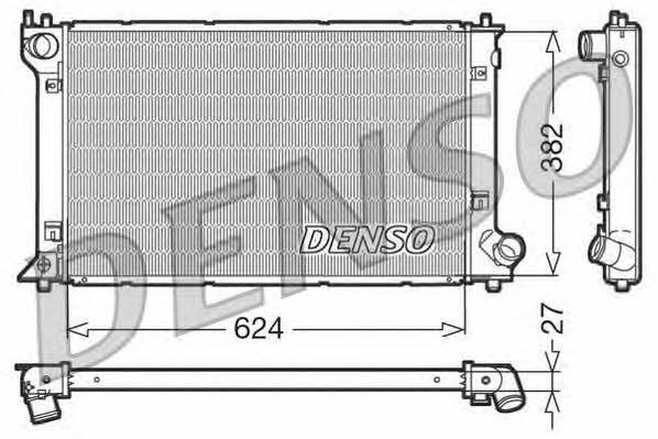 DENSO DRM50027 Radiator, engine cooling DRM50027