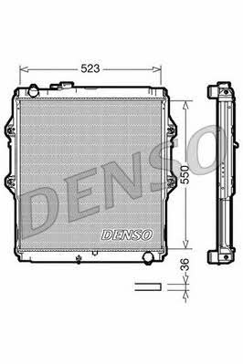 DENSO DRM50037 Radiator, engine cooling DRM50037