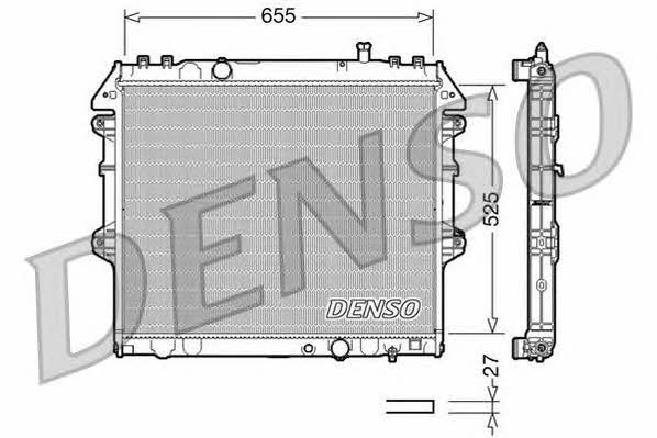 DENSO DRM50039 Radiator, engine cooling DRM50039