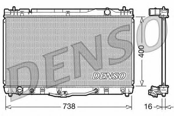 DENSO DRM50043 Radiator, engine cooling DRM50043