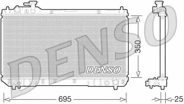DENSO DRM50062 Radiator, engine cooling DRM50062