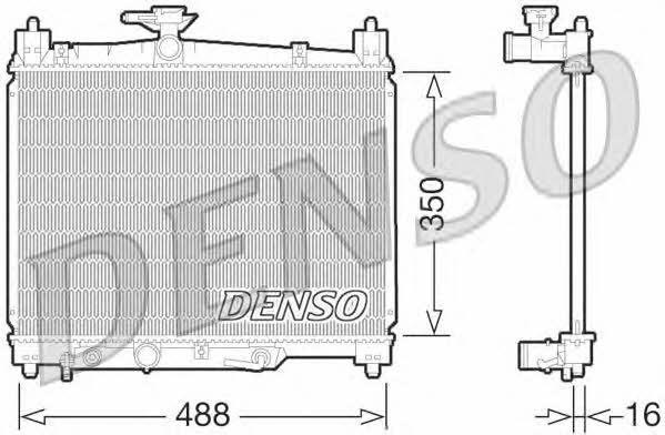 DENSO DRM50066 Radiator, engine cooling DRM50066