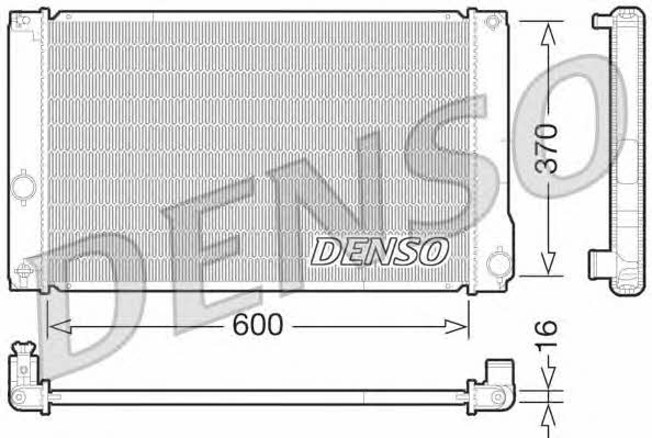 DENSO DRM50076 Radiator, engine cooling DRM50076