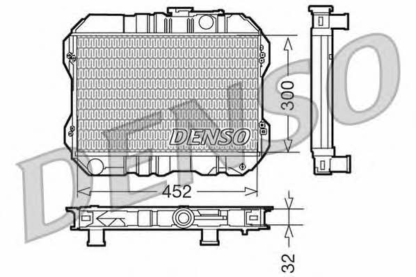 DENSO DRM50200 Radiator, engine cooling DRM50200