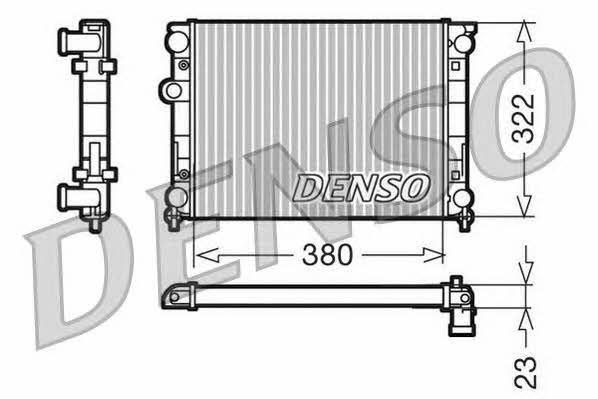 DENSO DRM99001 Radiator, engine cooling DRM99001