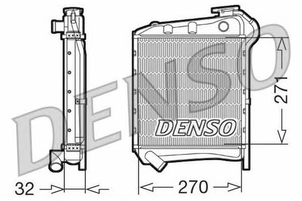DENSO DRM99009 Radiator, engine cooling DRM99009