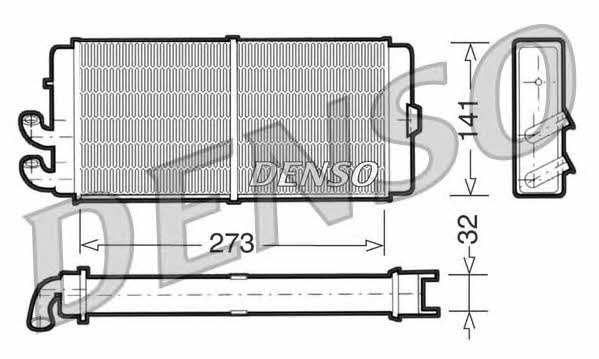 DENSO DRR02001 Heat exchanger, interior heating DRR02001