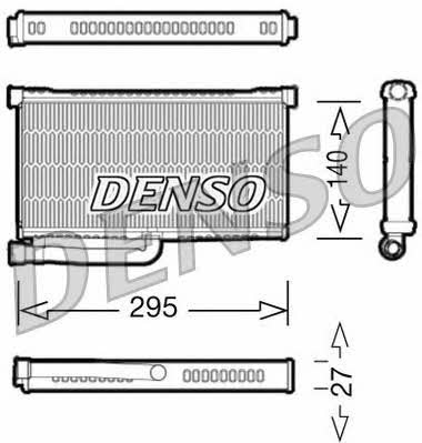 DENSO DRR02004 Heat exchanger, interior heating DRR02004