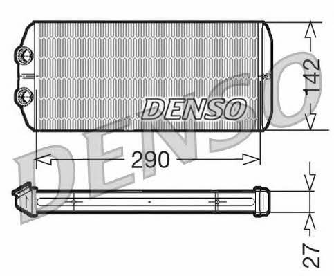 DENSO DRR07005 Heat exchanger, interior heating DRR07005