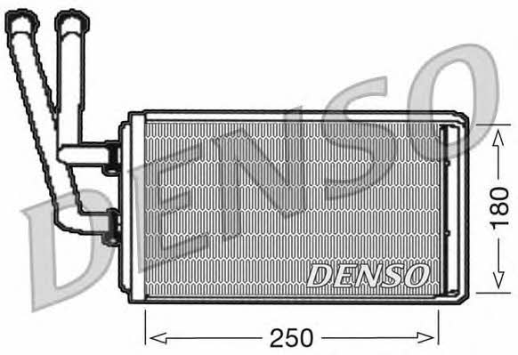 DENSO DRR09100 Heat exchanger, interior heating DRR09100