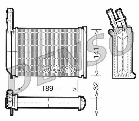 DENSO DRR10001 Heat exchanger, interior heating DRR10001