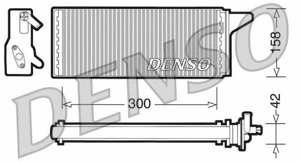 DENSO DRR12001 Heat exchanger, interior heating DRR12001