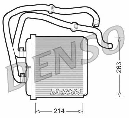 DENSO DRR12003 Heat exchanger, interior heating DRR12003