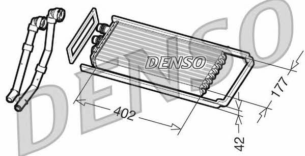 DENSO DRR12100 Heat exchanger, interior heating DRR12100