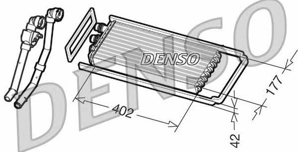 DENSO DRR12101 Heat exchanger, interior heating DRR12101