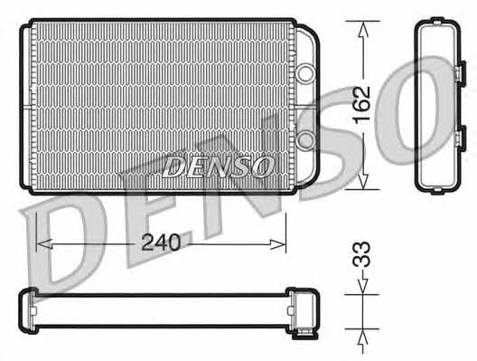 DENSO DRR13010 Heat exchanger, interior heating DRR13010