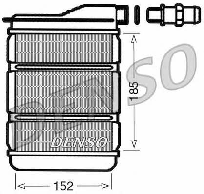 DENSO DRR23011 Heat exchanger, interior heating DRR23011