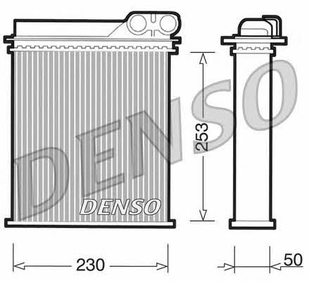 DENSO DRR23012 Heat exchanger, interior heating DRR23012