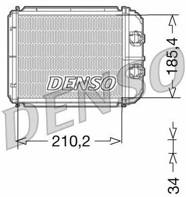 DENSO DRR23014 Heat exchanger, interior heating DRR23014