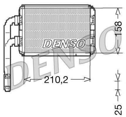 DENSO DRR23016 Heat exchanger, interior heating DRR23016