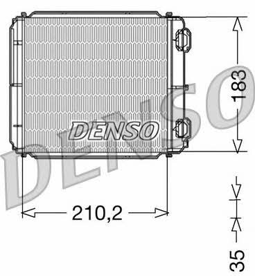 DENSO DRR23018 Heat exchanger, interior heating DRR23018